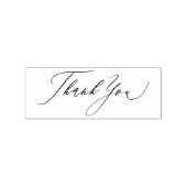 Einfache elegante Kalligrafie Vielen Dank Gummistempel (Prägung)
