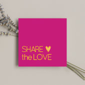 Einfache, elegante Karte für das Goldene Herz