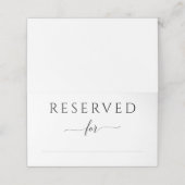 Einfache elegante Karten für kleine Hochzeiten (Außenseite Aufgefaltet)