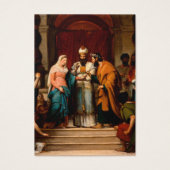 Einfache Elegante katholische Hochzeit Heilige Kar (Vorderseite)