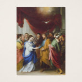 Einfache Elegante katholische Hochzeit Heilige Kar (Vorderseite)