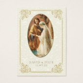 Einfache Elegante katholische Hochzeit Heilige Kar (Vorderseite)