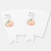 Einfache Elegante Kleine Pumpkin Fall Babydusche Geschenkschachtel (Ungeklappt)