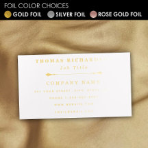 Einfache elegante Kontakt-Anruf Metallfolie Gold