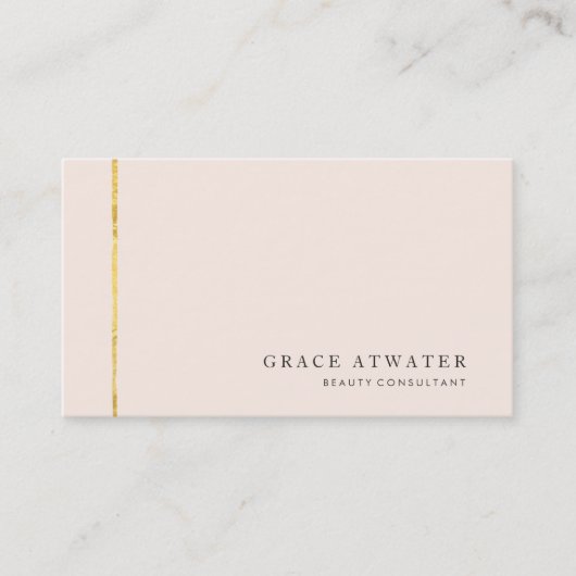 Einfache Elegante Kosmetologie, Wellness-Center, G Visitenkarte (Vorderseite)