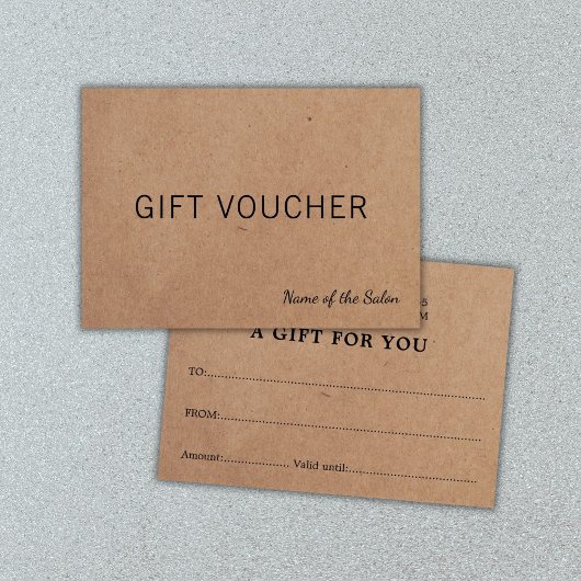 Einfache elegante Kraft-Schönheitskarte