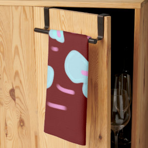 Einfache, elegante, kundenspezifische Foto-Collage Geschirrtuch