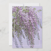 Einfache Elegante Lavender Blooms Save the Date Einladung (Rückseite)