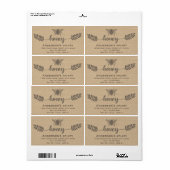 Einfache, elegante Leinenfische, Kalligraphie, Hon (Vorne)