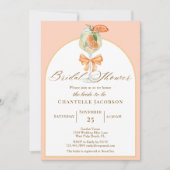 Einfache Elegante Liebe im ersten Spritz-Brautpart Einladung (Vorderseite)