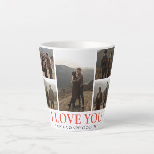 Einfache Elegante Liebe Valentinstag Pärchen 5 Fot Milchtasse