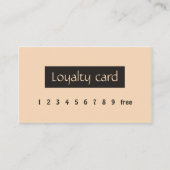 Einfache Elegante Light Pink Beauty Loyalität Kart Treuekarte (Vorderseite)