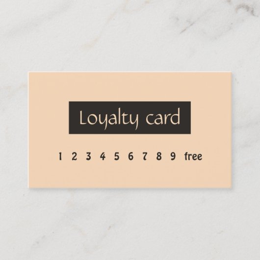 Einfache Elegante Light Pink Beauty Loyalität Kart Treuekarte (Vorderseite)