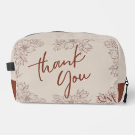 Einfache Elegante Magnolia Hochzeitsreise mit dem Waschbeutel