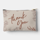 Einfache Elegante Magnolia Hochzeitsreise mit dem  Zubehörtasche (Rückseite)