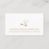 Einfache elegante medizinische Visitenkarten Visitenkarte (Vorderseite)