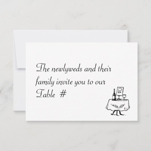 Einfache, elegante, metallische Begleitkarten Einladung (Rückseite)