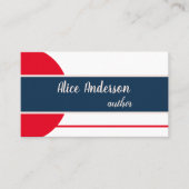 Einfache elegante minimale weibliche Visitenkarte (Vorderseite)