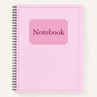 Einfache Elegante Minimalistisch Blush Pink Chic S Notizblock