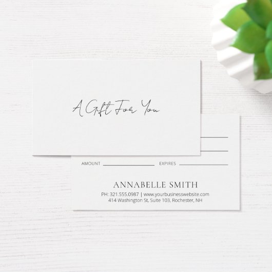 Einfache Elegante Minimalistisch Moderne Geschenkg (Schreibtisch)