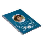 Einfache Elegante Minimalistische Fotos Notizblock (Rechte Seite)