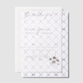 Einfache elegante minimalistische Marinekalligraph Pergament Einladungen (Versetzt (Einladung))