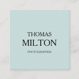 Einfache Elegante Minimalistische moderne QR-Codes Quadratische Visitenkarte