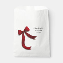 Einfache elegante minimalistische rote Schleife
