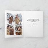 Einfache Elegante Minimalistische Weihnachten 5 Fo (Innenseite)