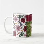 Einfache Elegante Modern Mothers Day Foto Name Kaffeetasse (Links)