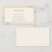 Einfache Elegante Moderne Abschluss Note Card Mitteilungskarte (Vorne/Hinten)