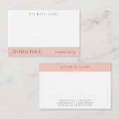 Einfache Elegante Moderne Berufliche Vorlage Visitenkarte (Vorne/Hinten)