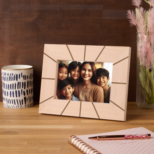 Einfache Elegante Moderne Geometrische Linie Kunst Geätzte Rahmen