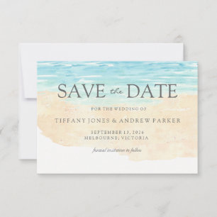 Einfache Elegante Moderne Hochzeit Save the Date