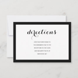 Einfache elegante moderne Karte für Hochzeiten