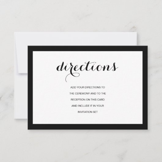 Einfache elegante moderne Karte für Hochzeiten (Vorderseite)