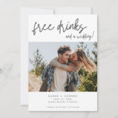 Einfache Elegante Modernes Foto Sonnige Hochzeit Save The Date (Vorderseite)