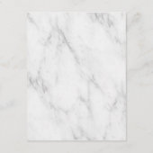 Einfache elegante Monogramm in barocken Rahmen Det Begleitkarte (Rückseite)