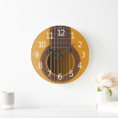 Einfache Elegante Musical Guitar | Wall-Uhr Große Wanduhr (Zuhause)