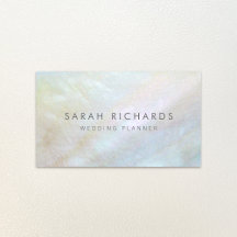 Einfache elegante Mutter Pearl Business Cards