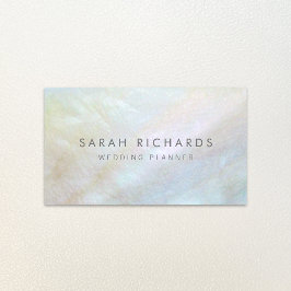 Einfache elegante Mutter Pearl Business Cards Visitenkarte