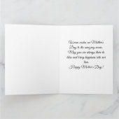 Einfache elegante Mütter Tag Puzzle Foto Collage Karte (Innenseite)