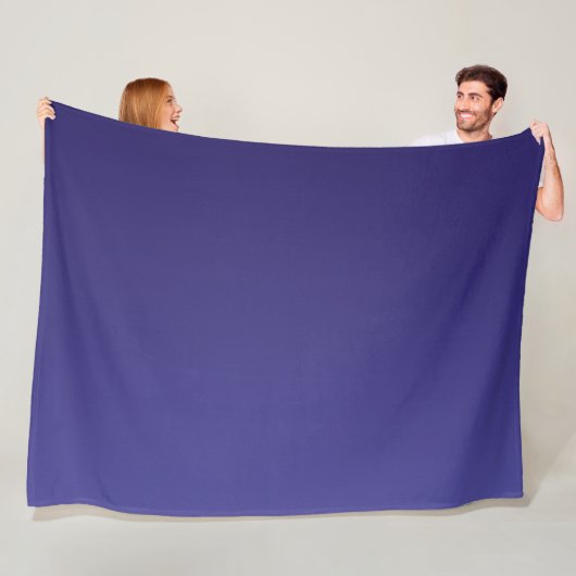 Einfache elegante navyblaue Gradient-Plüschdecke Fleecedecke (Beispiel)