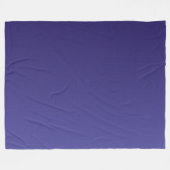 Einfache elegante navyblaue Gradient-Plüschdecke Fleecedecke (Vorderseite (Horizontal))