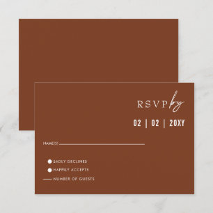 Einfache Elegante New Orleans Club RSVP Karte