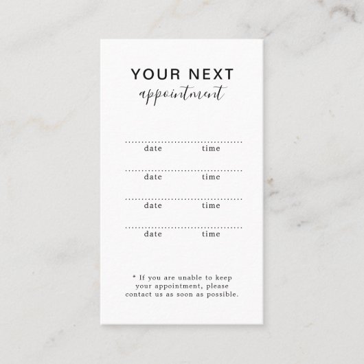 Einfache Elegante New Orleans Club Terminkarte (Vorderseite)