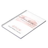 Einfache elegante notizblock (Linke Seite)