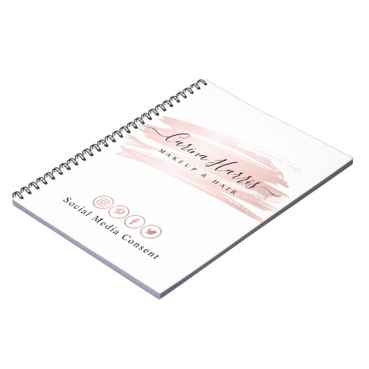 Einfache elegante notizblock (Linke Seite)