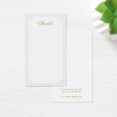 Einfache elegante Ohrring-Display-Karte (Schreibtisch)