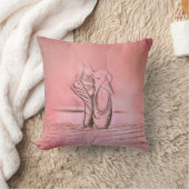 Einfache elegante Palazzo Ballet Schuhe Kissen (Decke)